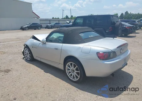 2002 Honda S2000 z USA, uszkodzony, nr VIN JHMAP11482T000318